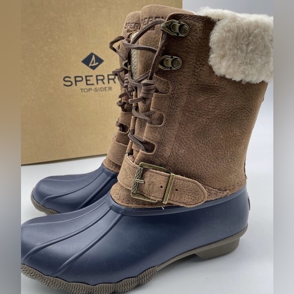 Sperry Shoes - Sperry Top-Sider Saltwater Misty Fur Duck Boots Waterproof Women's 8.5!